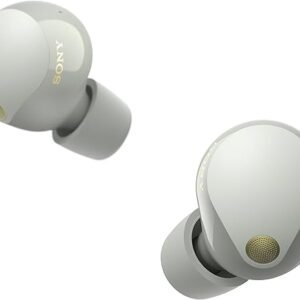 Sony WF-1000XM5 Best Active Noise Cancelling Wireless Bluetooth Earbuds with Mic, TWS, Up to 36 Hours Battery Life - Silver
